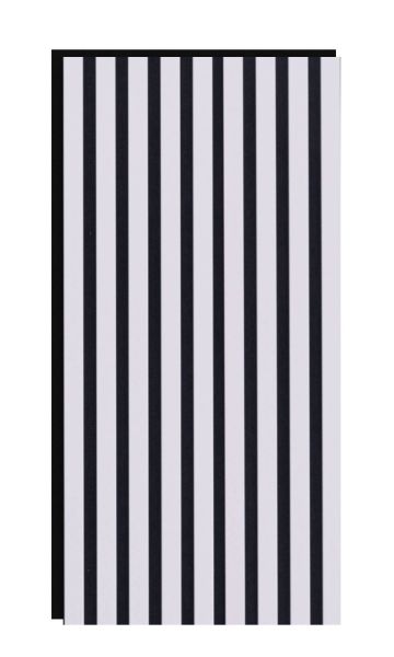 Akustikpaneel 800 x 400 mm Rose - Akustikfilz Schwarz - Wandverkleidung