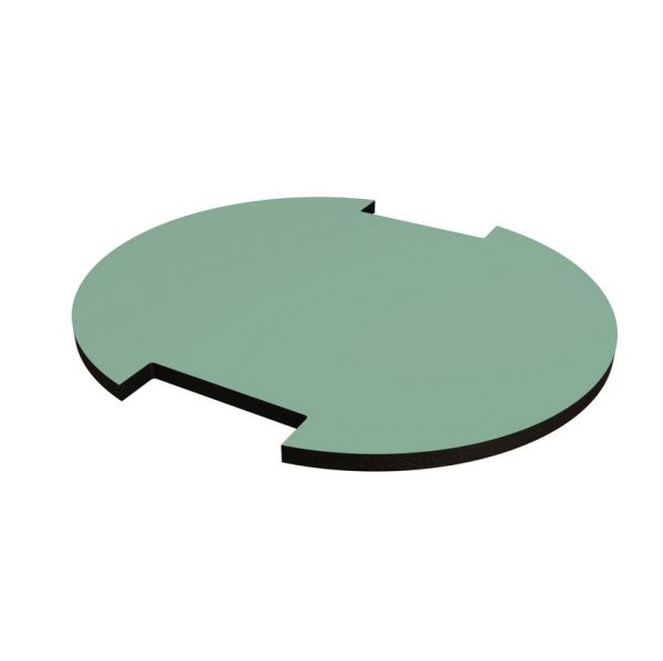 Ablage Oval für Design Raumteiler - Mint - Inhalt 2 Stück