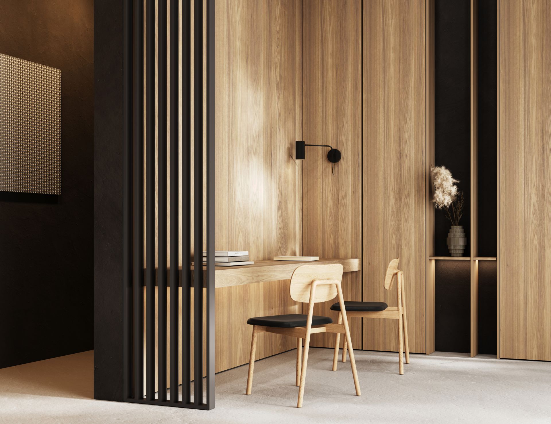 Raumteiler Schwarz